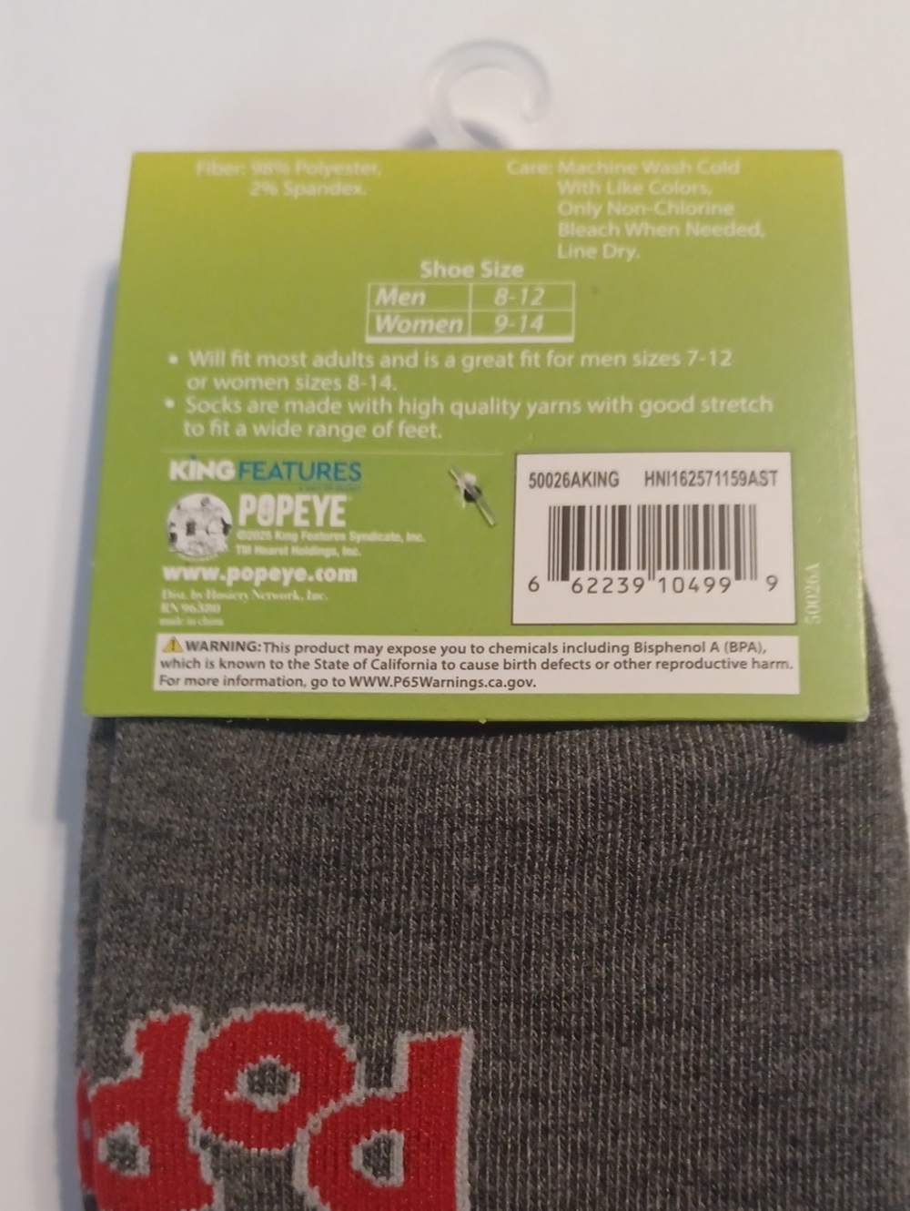 Popeye Socks - Picture 4 of 4